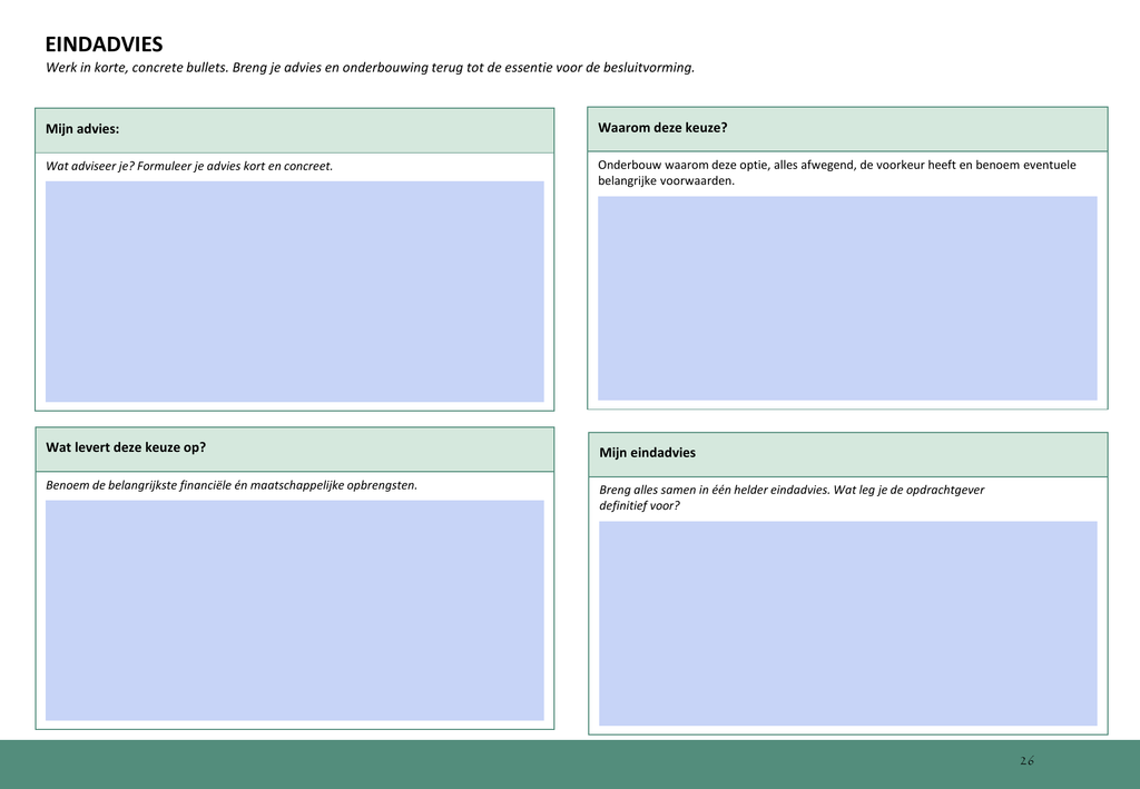 Werkboek Maatschappelijke Businesscase