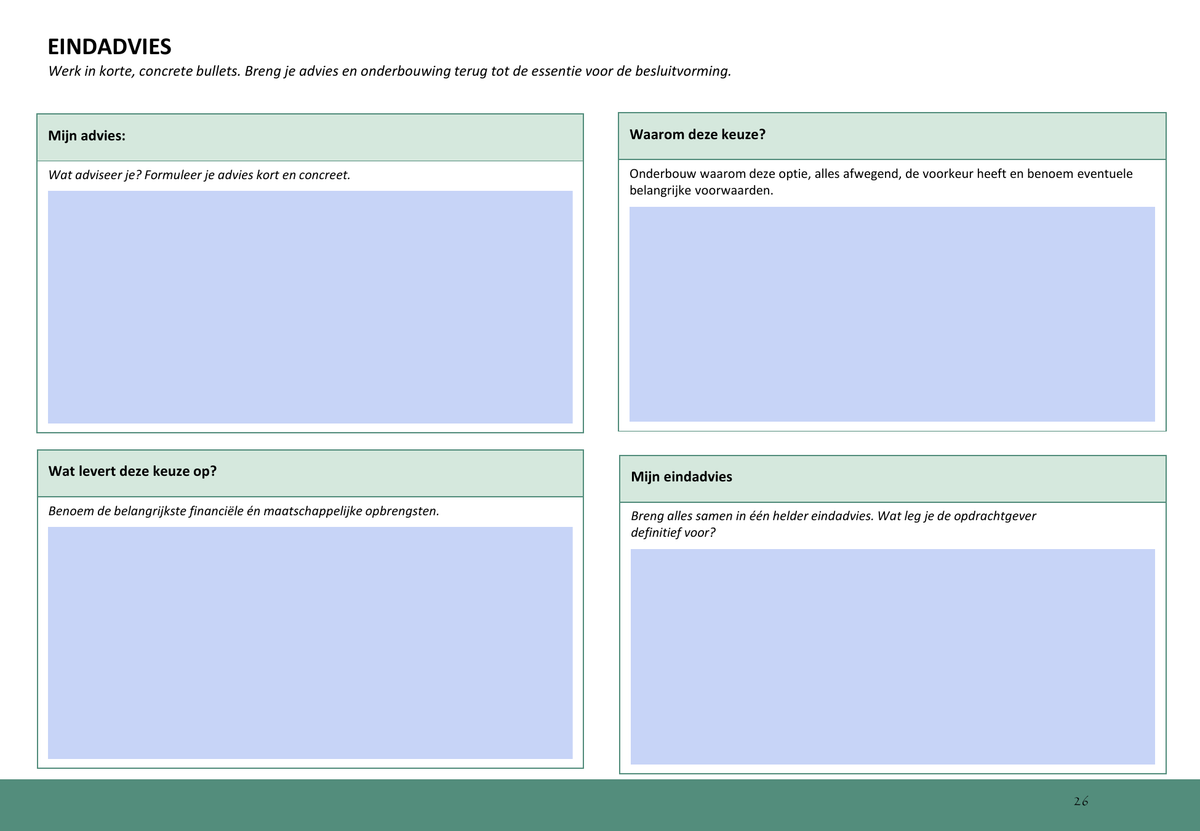 Werkboek Maatschappelijke Businesscase